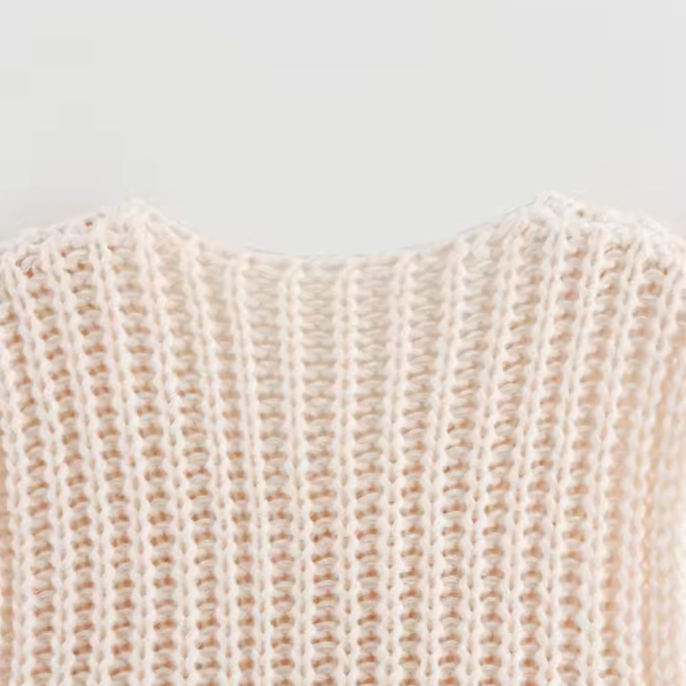 Sienna - Textured Knit Sweater Vest