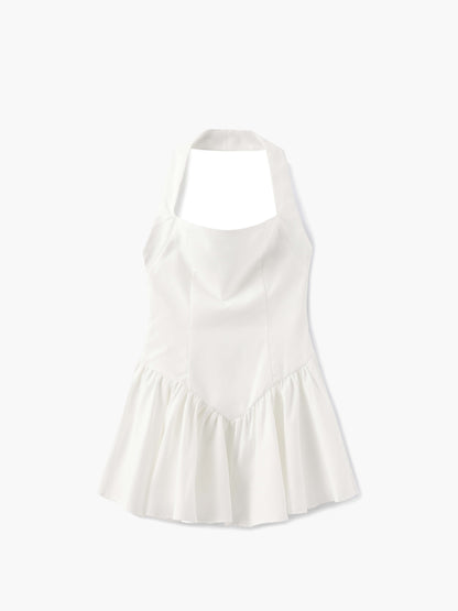 Nahlia - Elegance Dress – Timeless Slim Fit Design-Dresses-White-S-Auvien & Co
